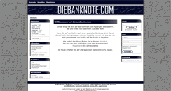 Desktop Screenshot of diebanknote.com